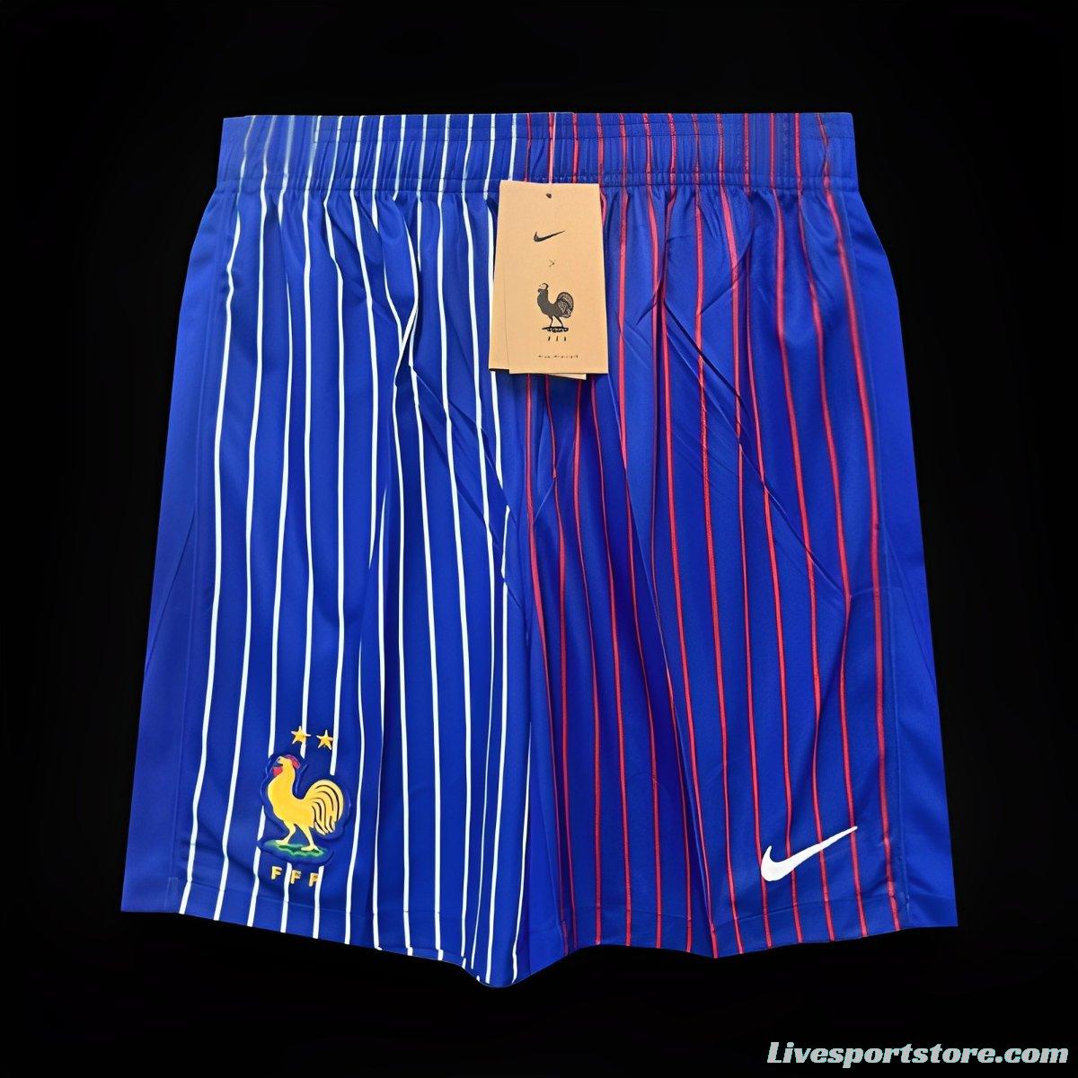 2024 France Blue Shorts