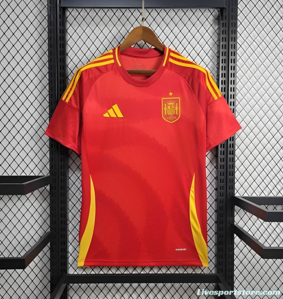 2024 Spain Home Jersey