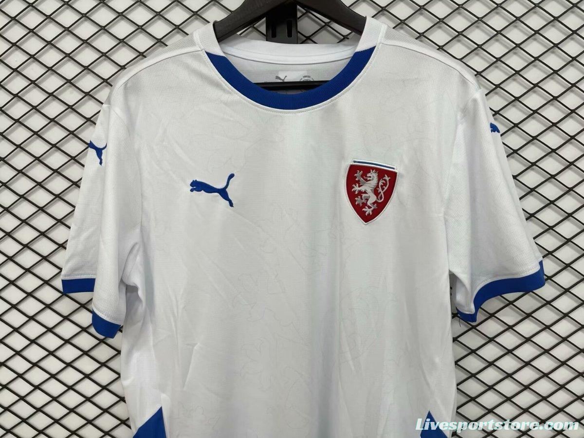 2024 Czech Republic Away White Jersey