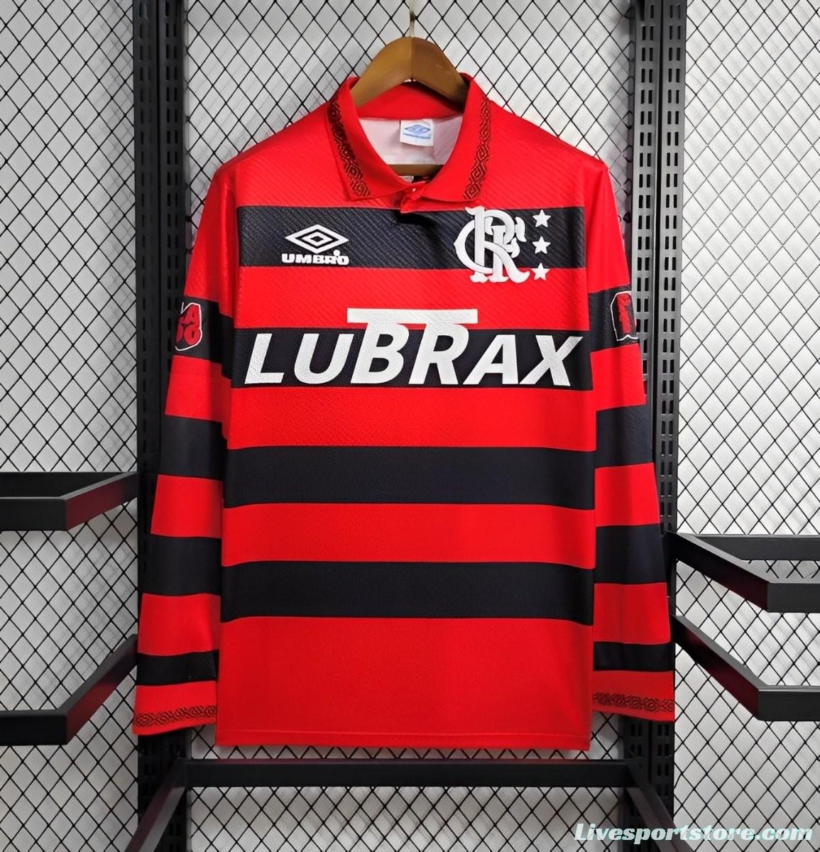 Retro 94/95 Flamengo Home Long Sleeve Jersey