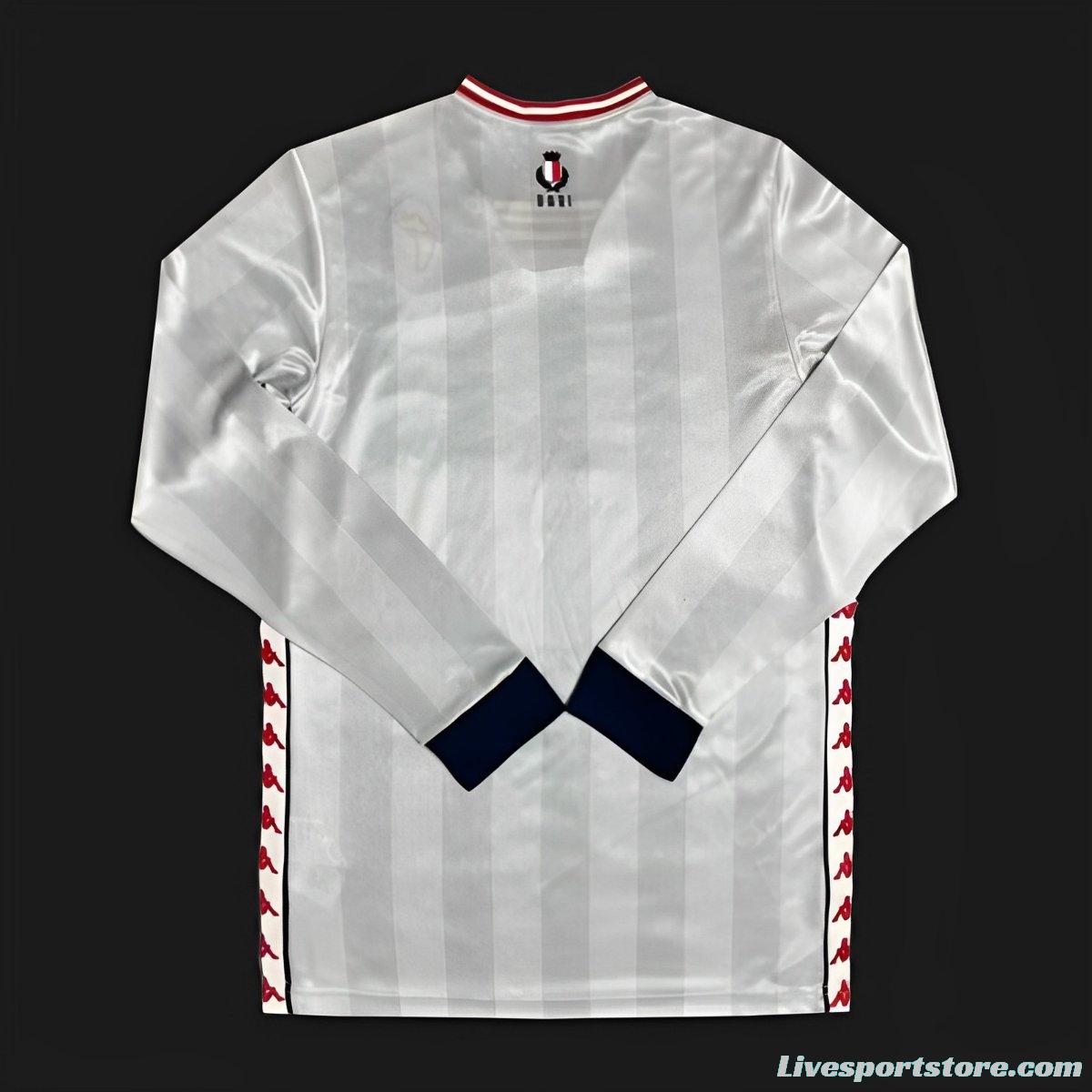 24/25 SSC Bari Silver Long Sleeve Limited Jersey