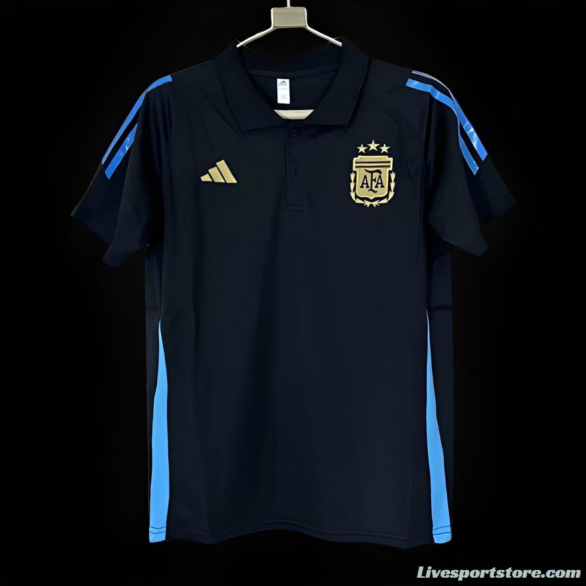 2024 Argentina Navy POLO Jersey