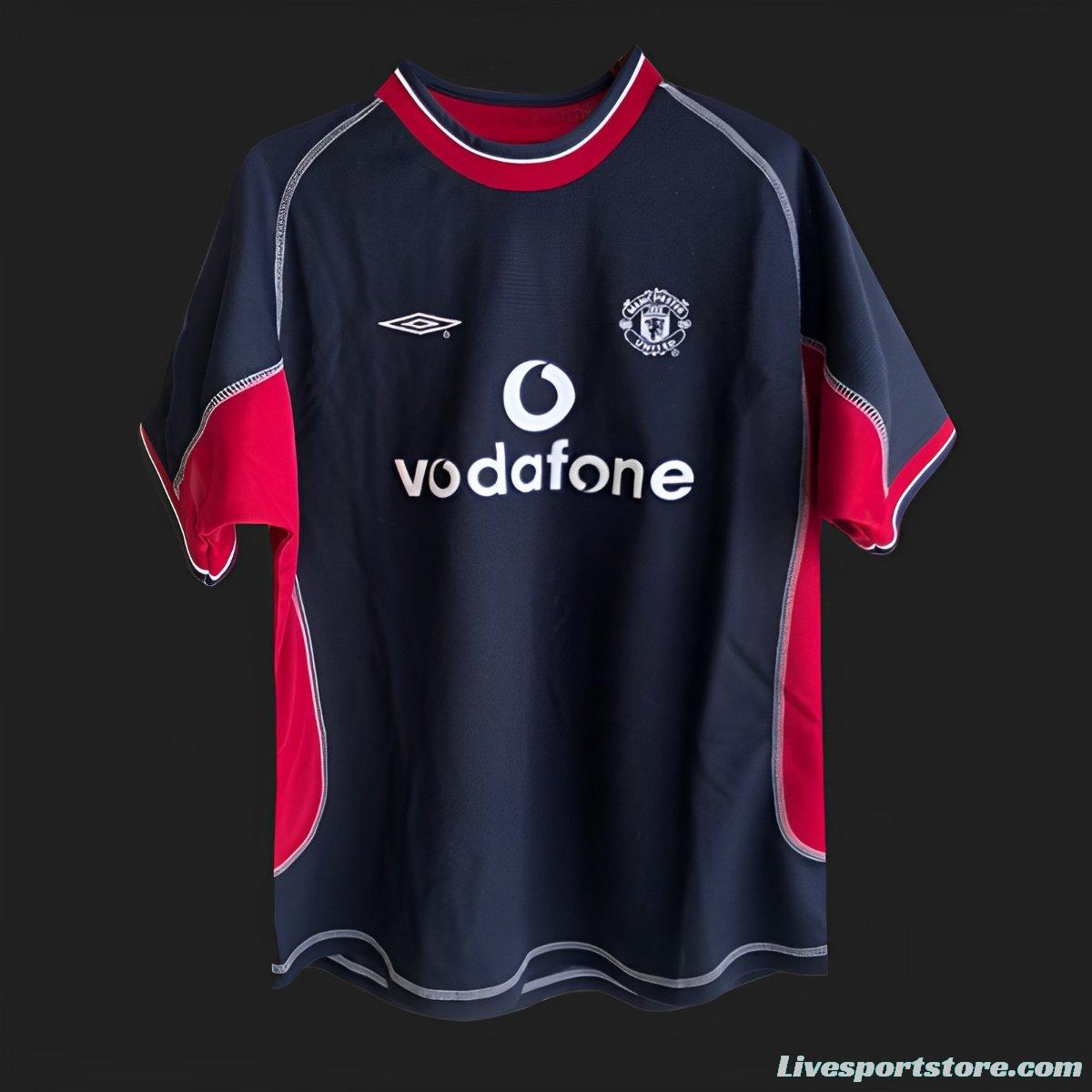 Retro 01/02 Manchester United Third Black Jersey