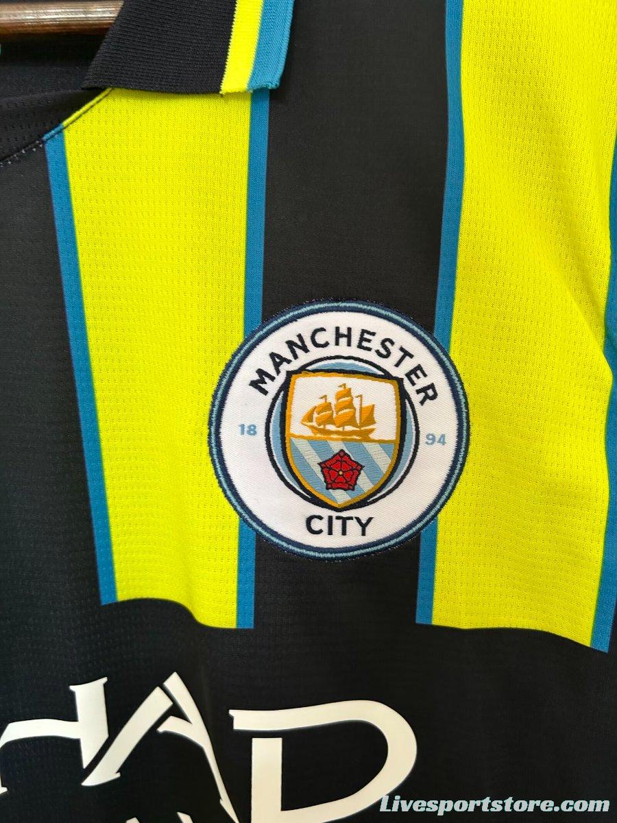 24/25 Manchester City Away Yellow Jersey