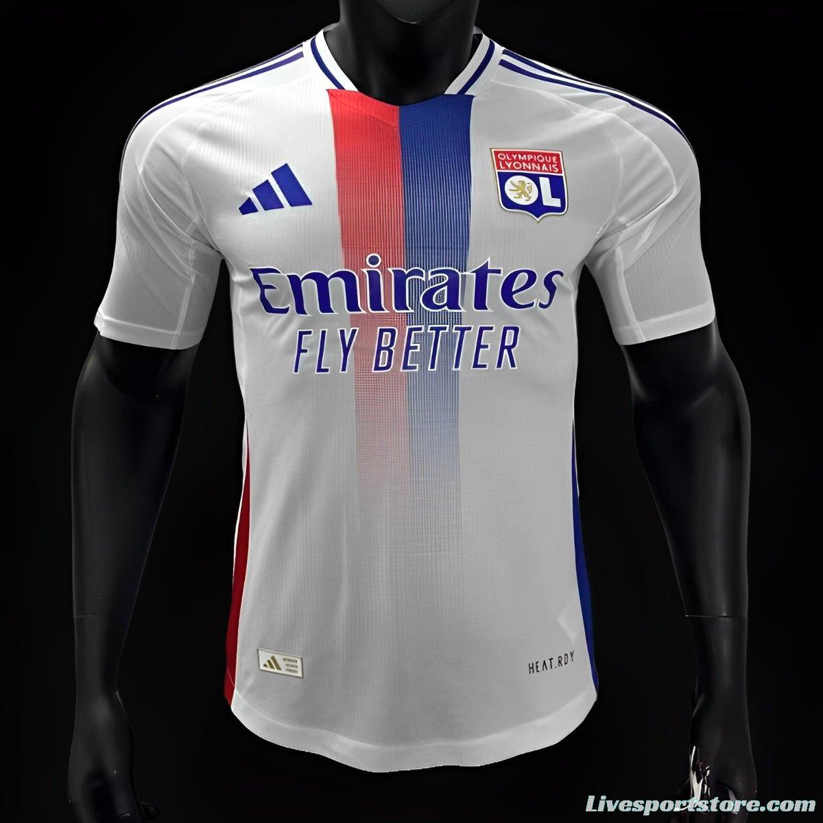 24/25 Olympique Lyonnais Home Jersey