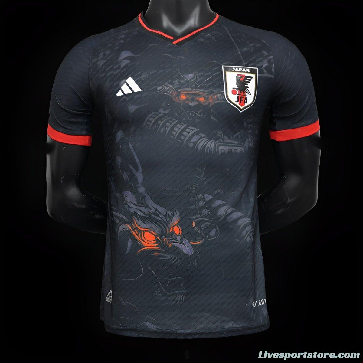 Player Version 2024 Japan Black Dragon With Glared Eye Concept Jersey