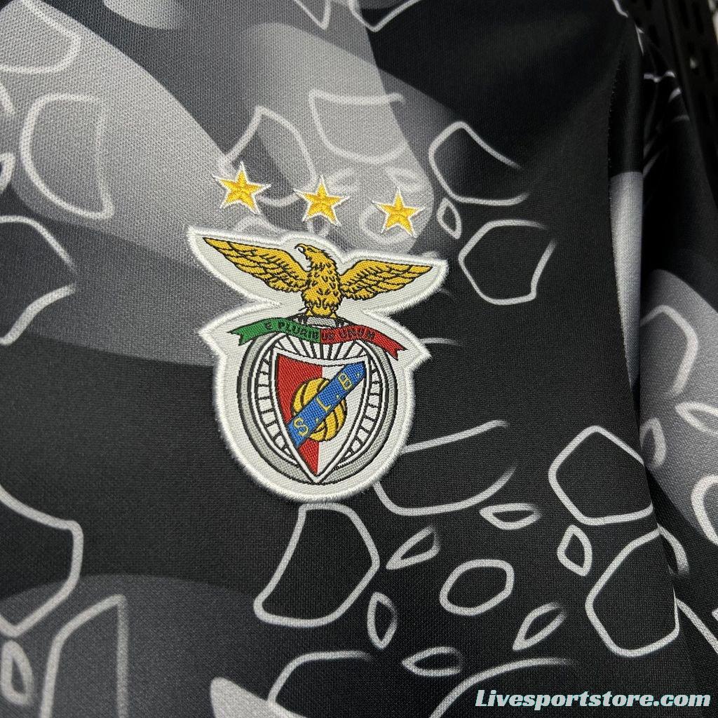 24/25 Benfica Black Pre-Match Training Jersey