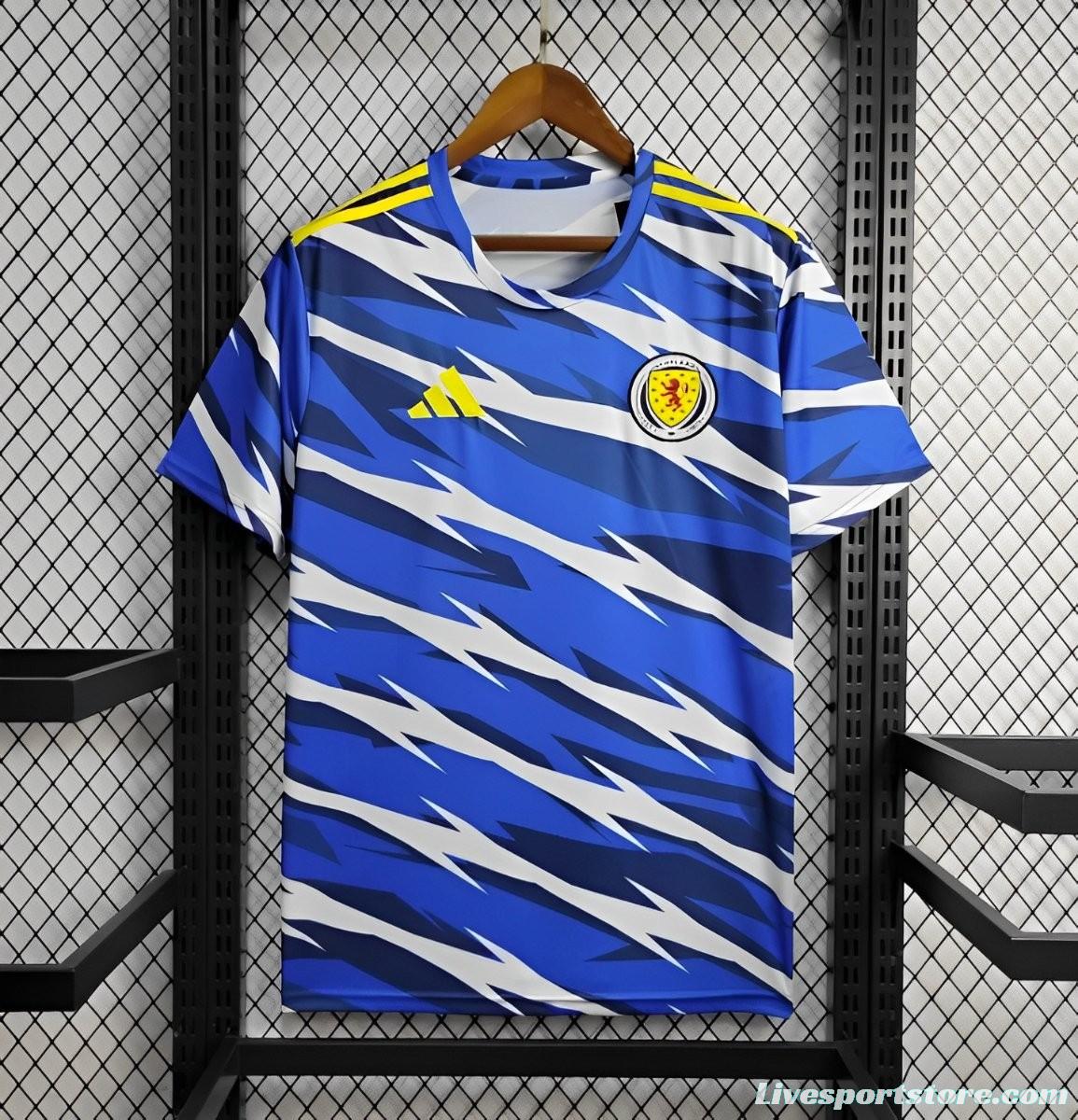 2024 Scotland Training Jersey Clothes