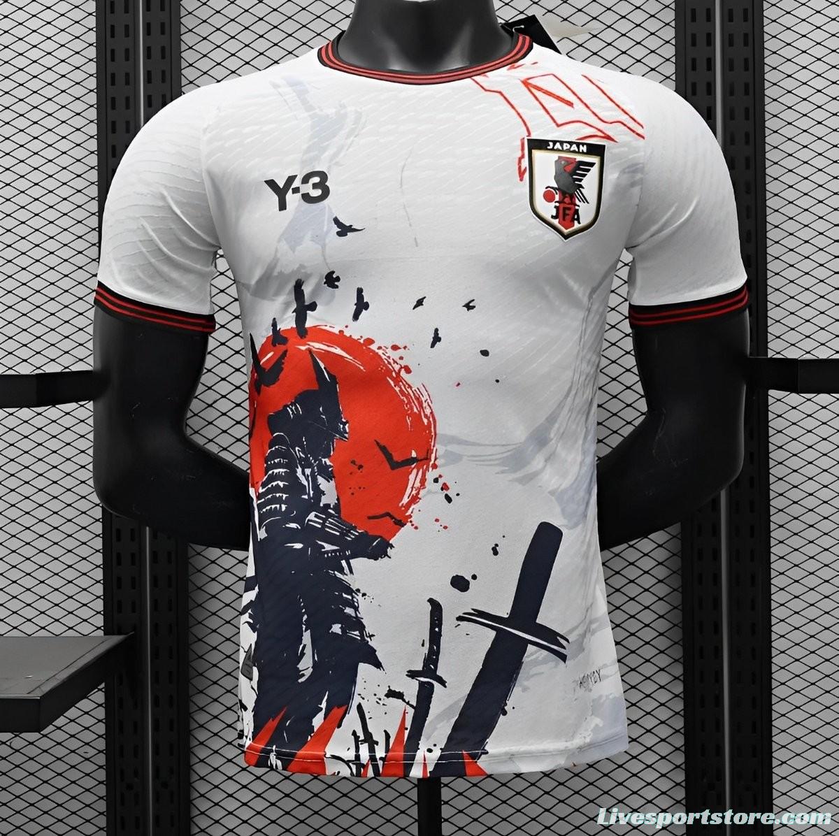 Player Version 2024 Japan White Japanese Samurai Jersey