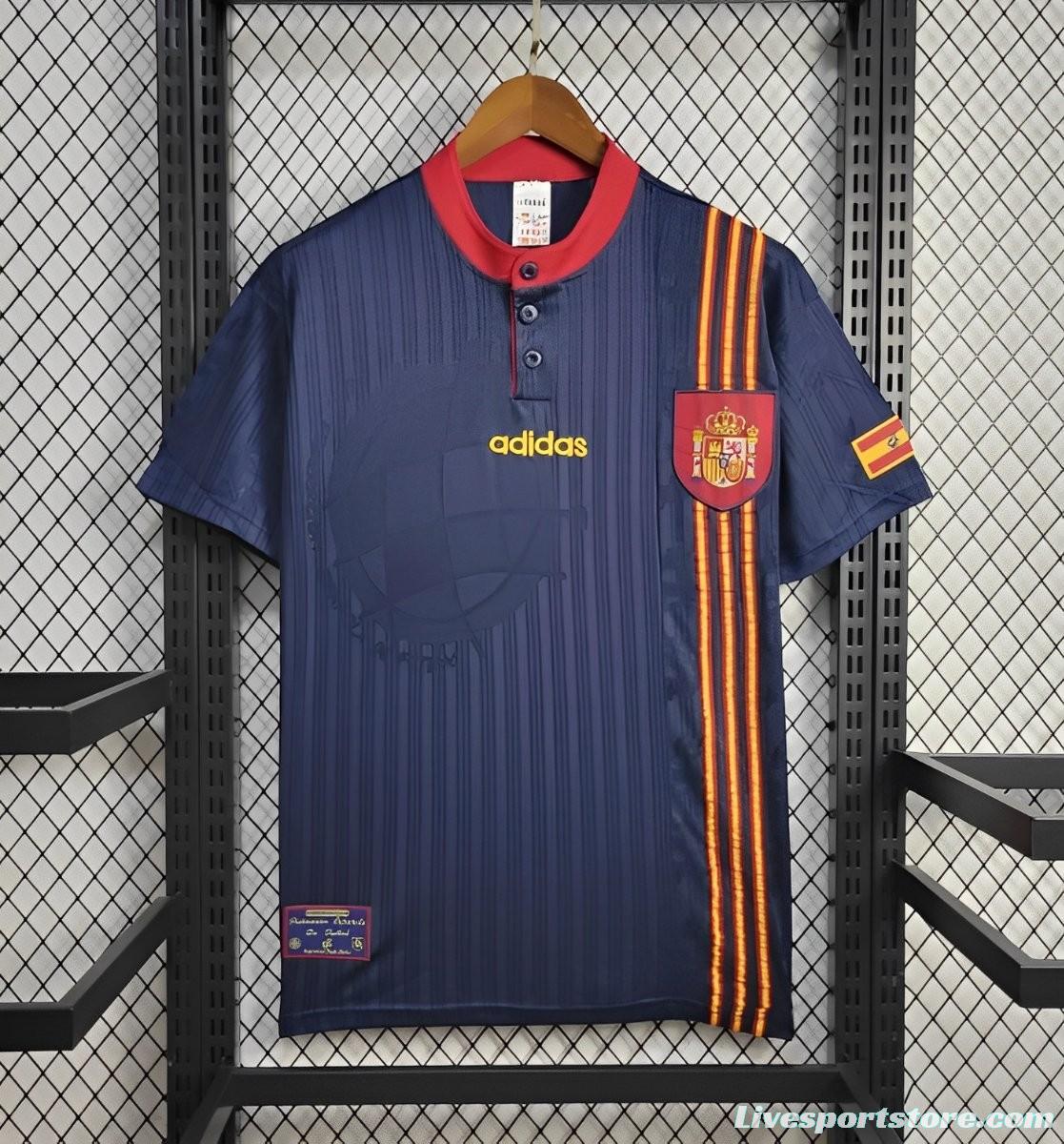 Retro 1996 Spain Away Jersey