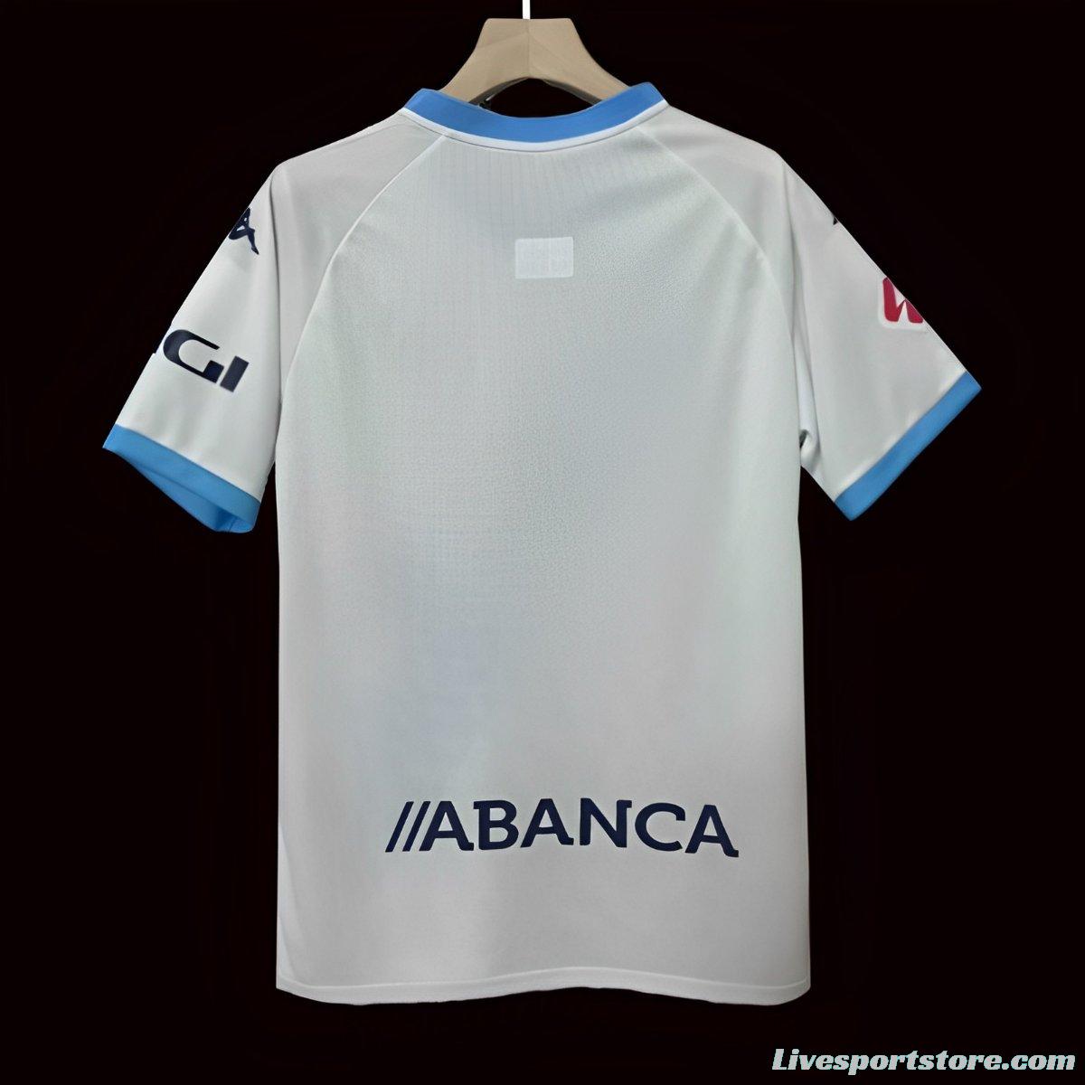 24/25 Deportivo De La Coruna Away White Jersey