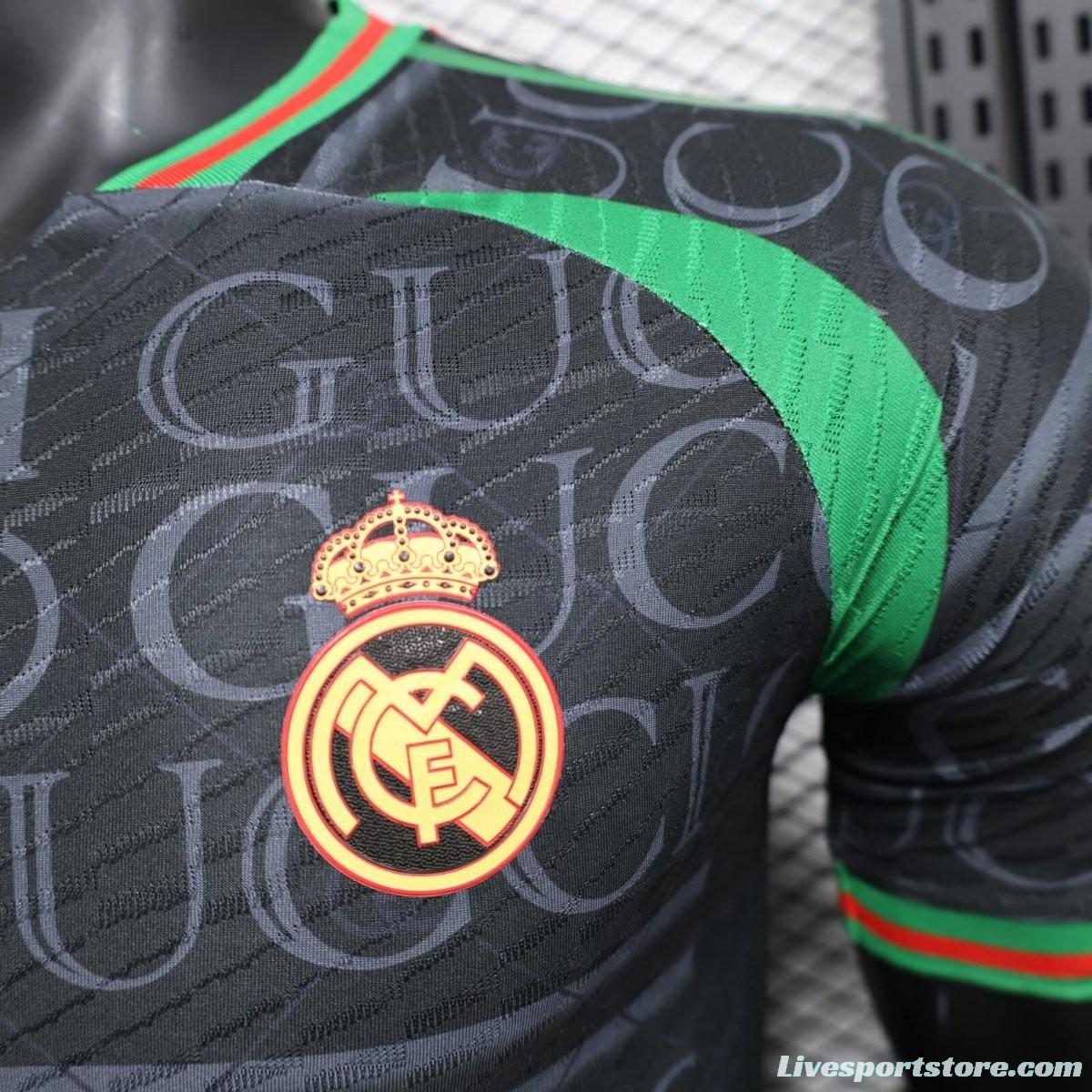 Player Version 24/25 Real Madrid x GUCCI Black Special Jersey