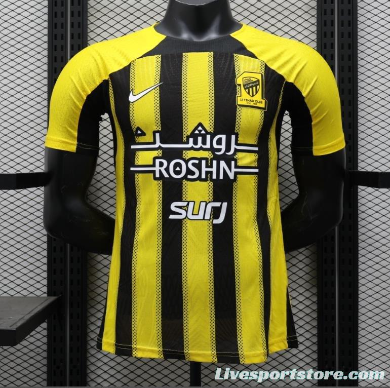 Player Version 24/25 Al-Ittihad Home Jersey