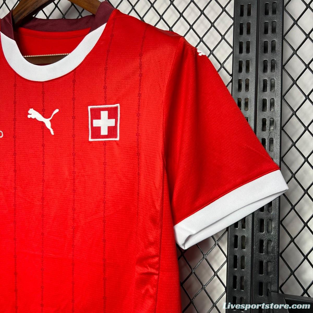 2024 Switzerland Home Jersey