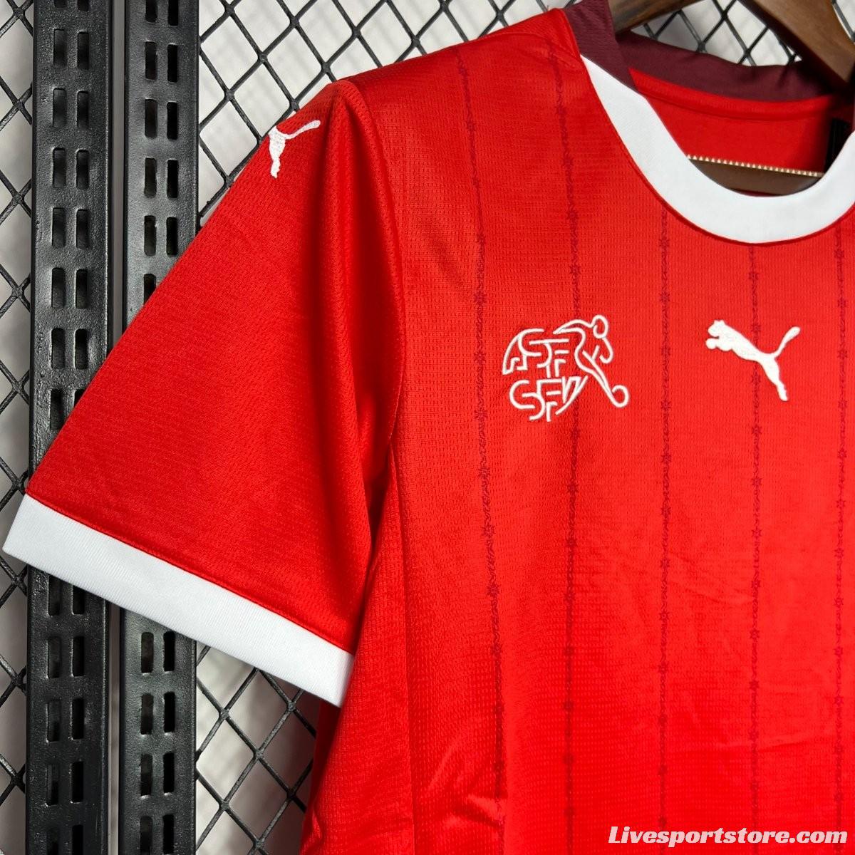 2024 Switzerland Home Jersey