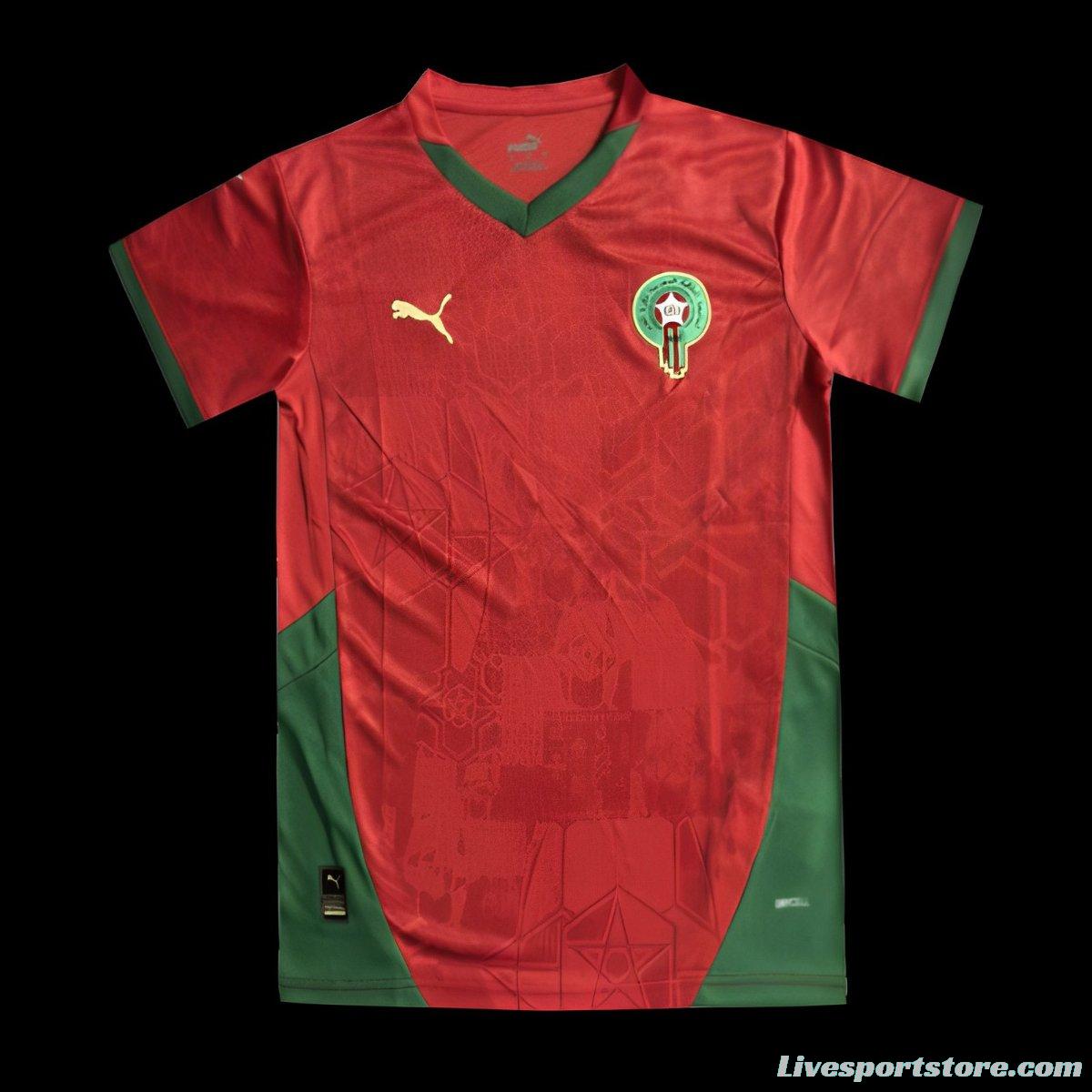 2024 Morocco Home Jersey