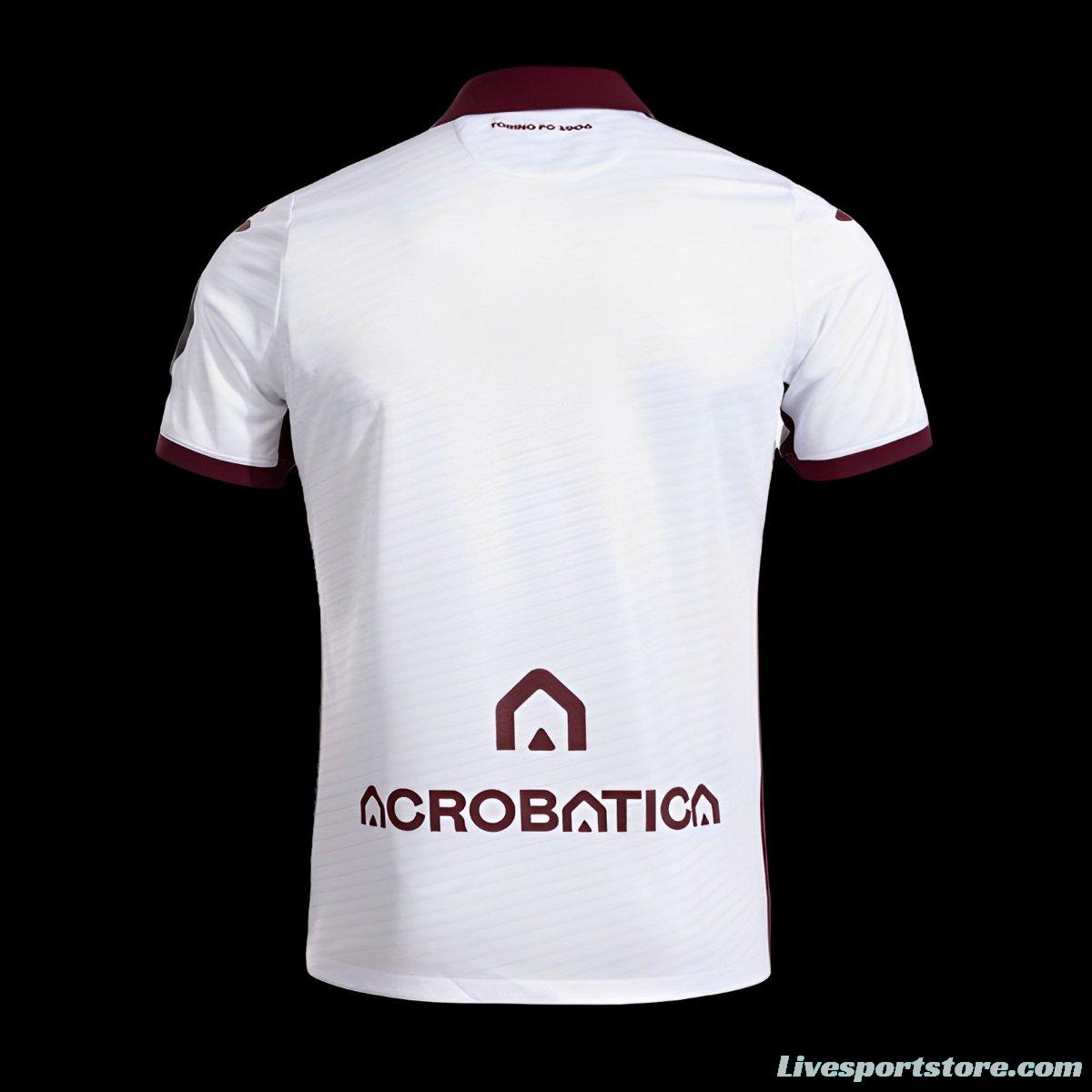 24/25 Torino Away White Jersey