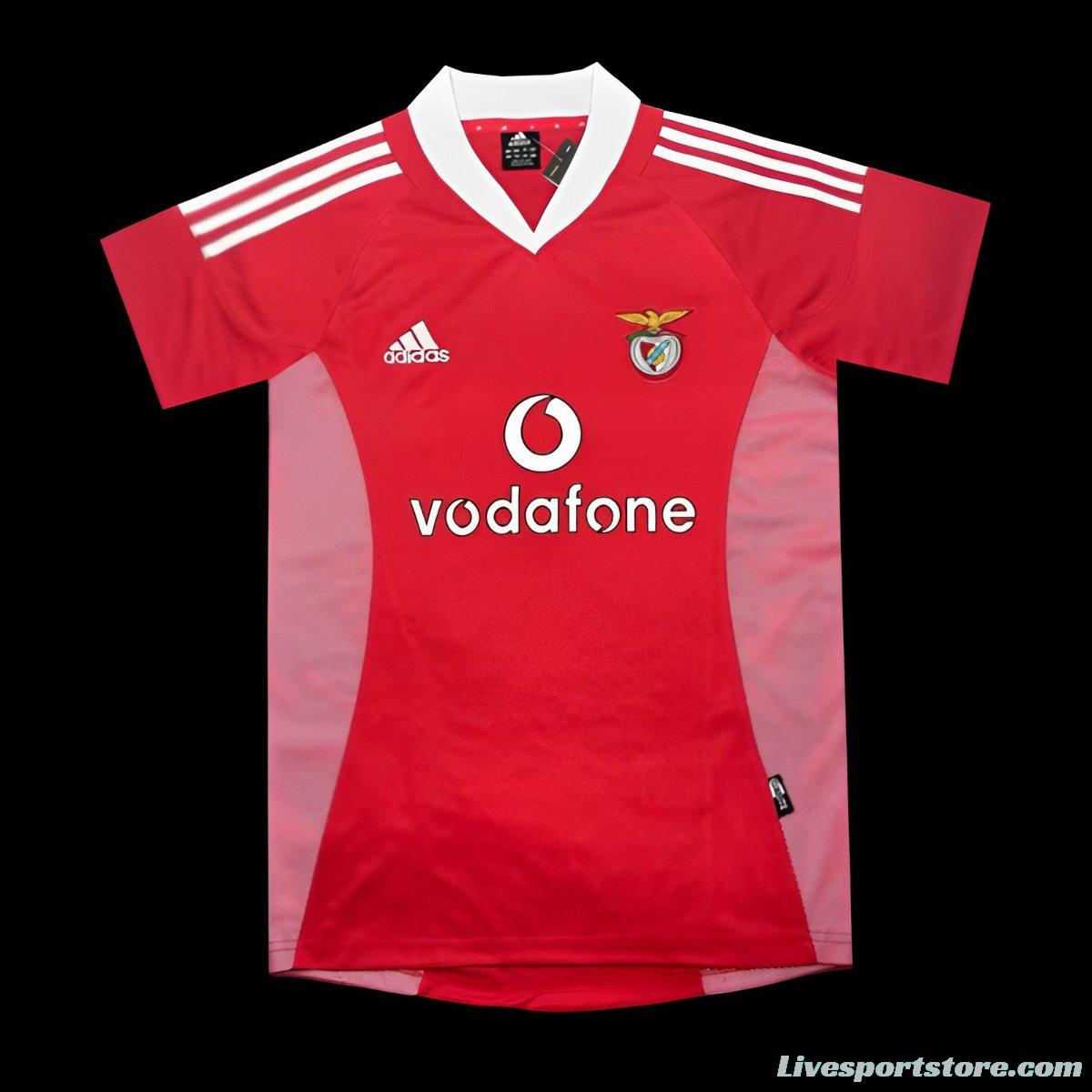 Retro 02/03 Benfica Home Jersey